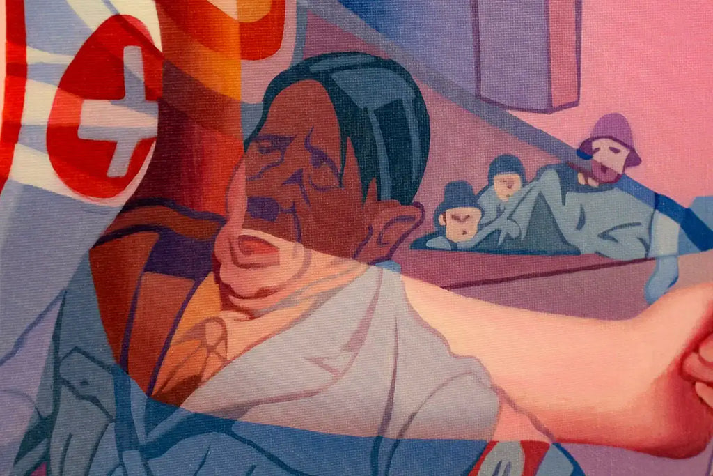 Good Against Evil - Unspoken Word - Edition by artist Stuart McAlpine Miller - Wyecliffe Galleries