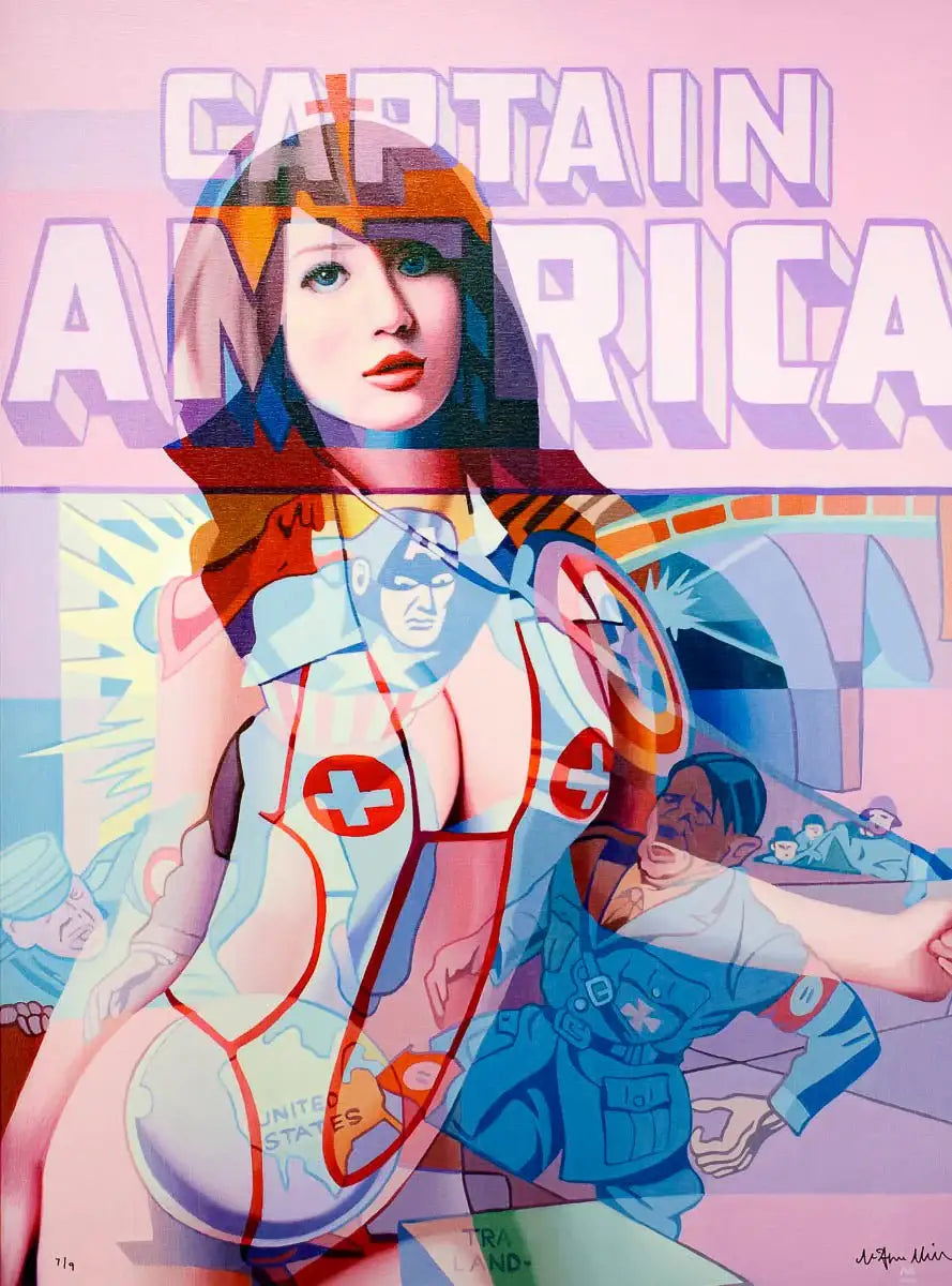 Good Against Evil - Unspoken Word - Edition by artist Stuart McAlpine Miller - Wyecliffe Galleries