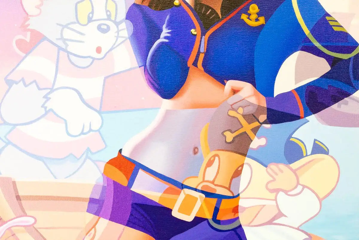 Maiden In Distress - Unspoken Word Edition by artist Stuart McAlpine Miller - Wyecliffe Galleries