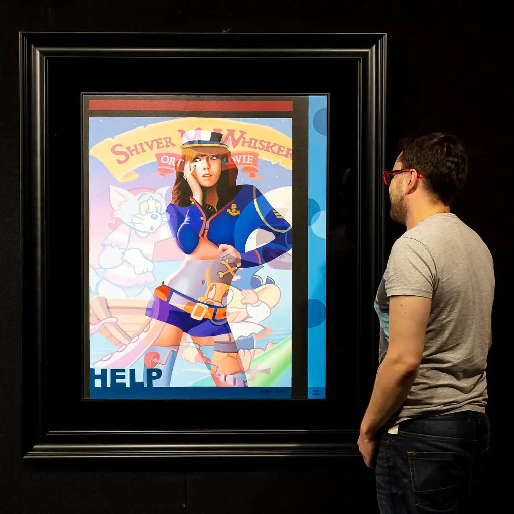 Maiden In Distress - Unspoken Word Edition by artist Stuart McAlpine Miller - Wyecliffe Galleries