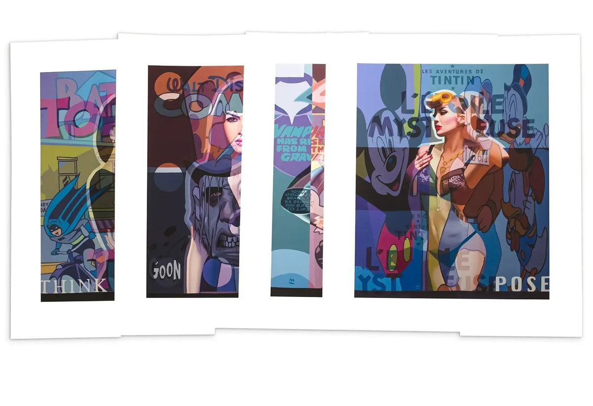 Mystery (Series No.1) - Paper Portfolio SET by artist Stuart McAlpine Miller - Wyecliffe Galleries