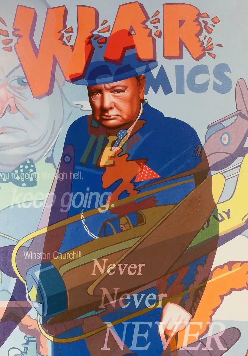 Never Give Up - Mirror Mirror - Edition by artist Stuart McAlpine Miller - Wyecliffe Galleries