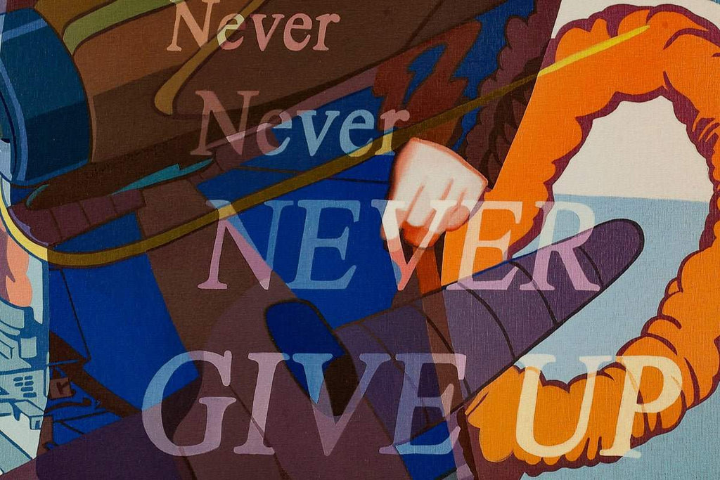 Never Give Up - Mirror Mirror - Edition by artist Stuart McAlpine Miller - Wyecliffe Galleries