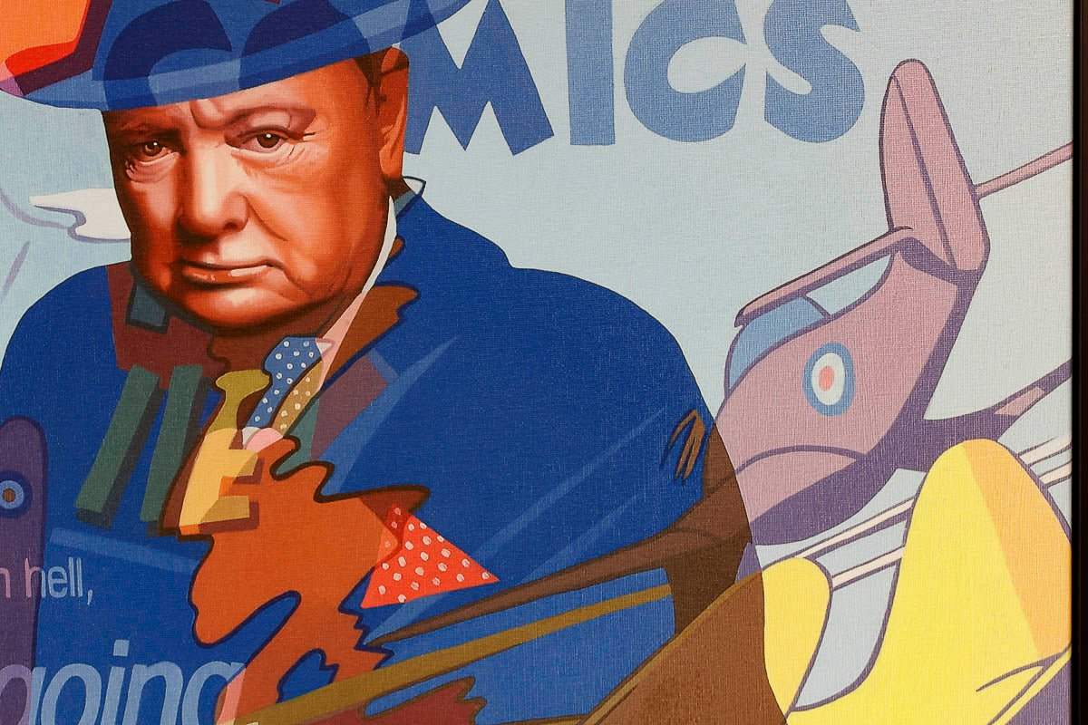 Never Give Up - Mirror Mirror - Edition by artist Stuart McAlpine Miller - Wyecliffe Galleries