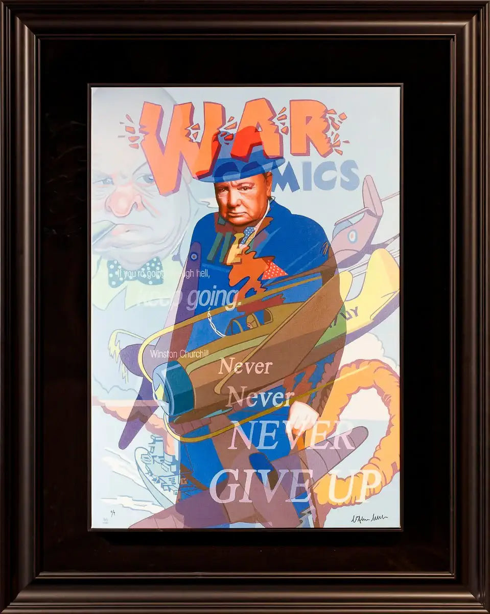 Never Give Up - Mirror Mirror - Edition by artist Stuart McAlpine Miller - Wyecliffe Galleries
