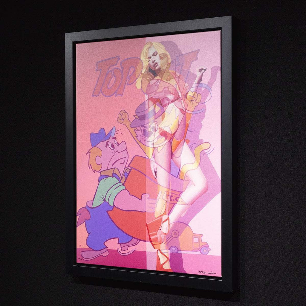 Taking the Trash Out - Edition - SOLD OUT by artist Stuart McAlpine Miller - Wyecliffe Galleries