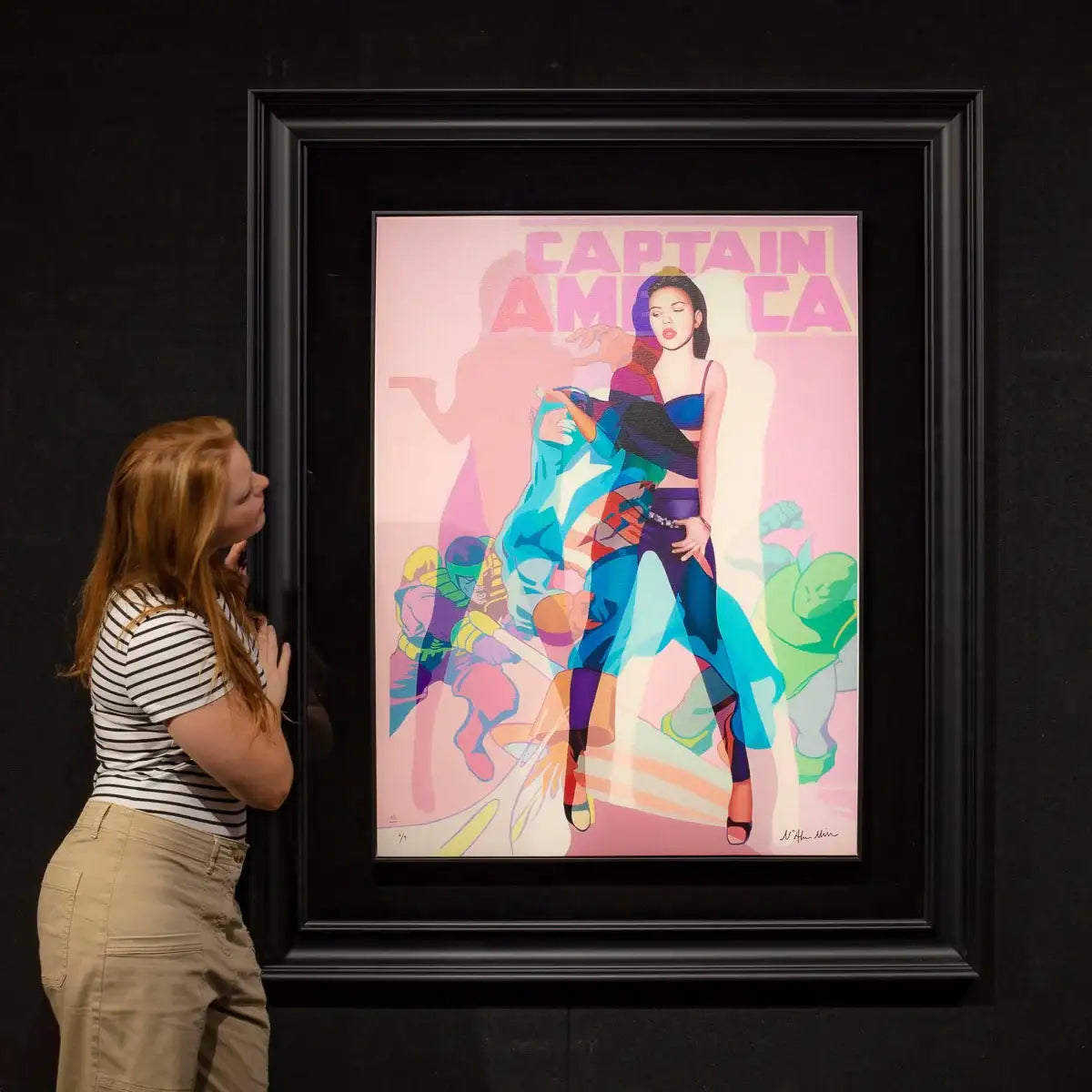 The Shirt off Her Back - Mirror Mirror - SOLD by artist Stuart McAlpine Miller - Wyecliffe Galleries