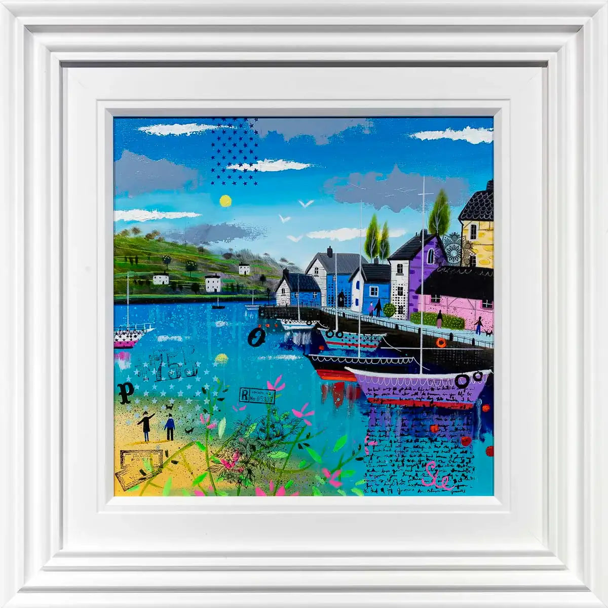 Be My Lifeboat - Original by artist Sue Elswick - Wyecliffe Galleries