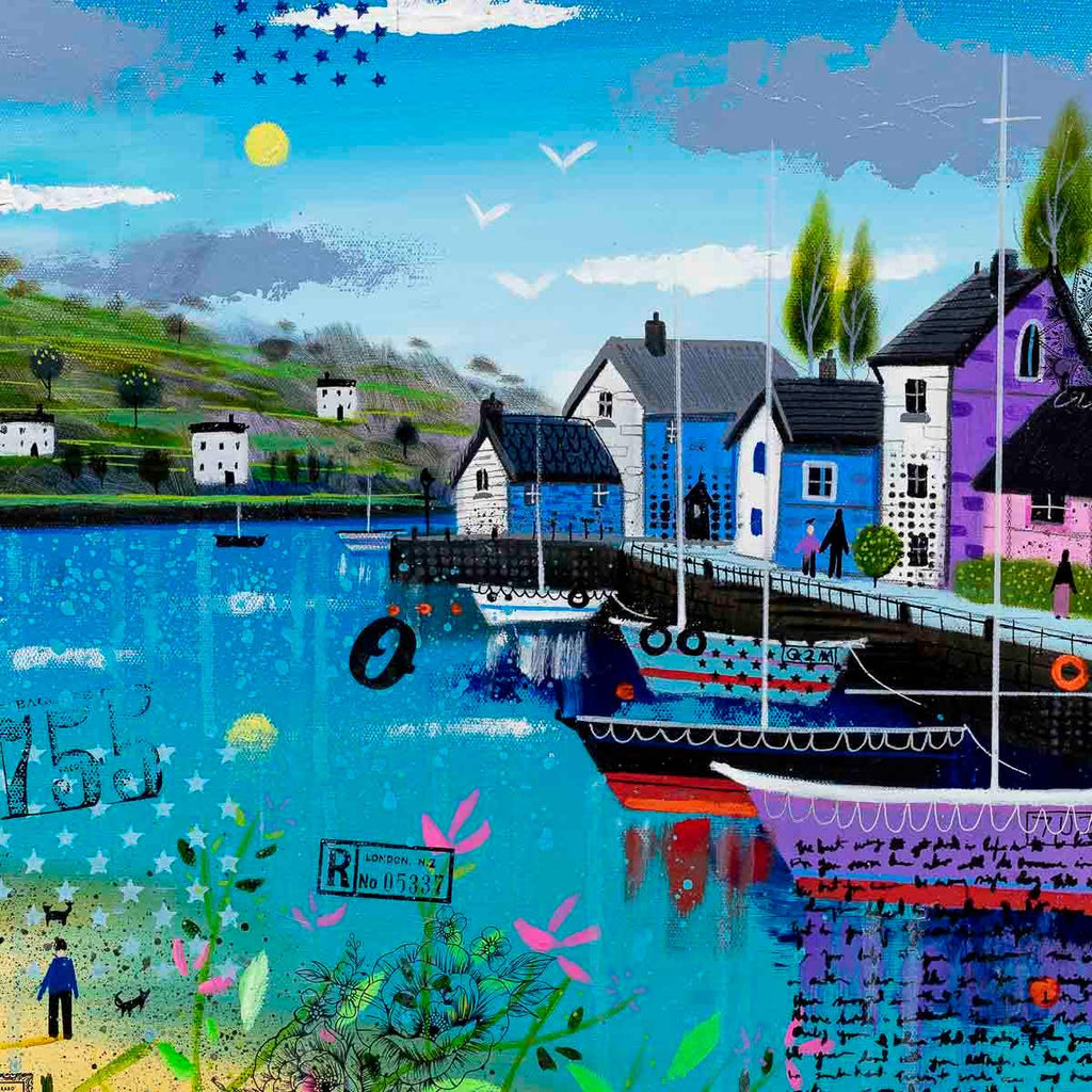 Be My Lifeboat - Original by artist Sue Elswick - Wyecliffe Galleries