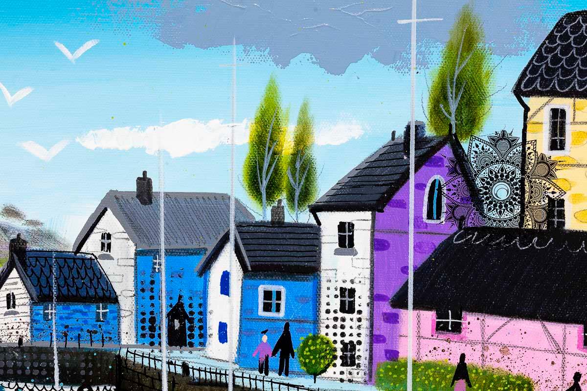 Be My Lifeboat - Original by artist Sue Elswick - Wyecliffe Galleries