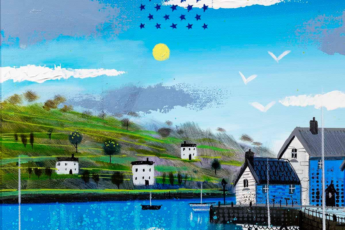 Be My Lifeboat - Original by artist Sue Elswick - Wyecliffe Galleries