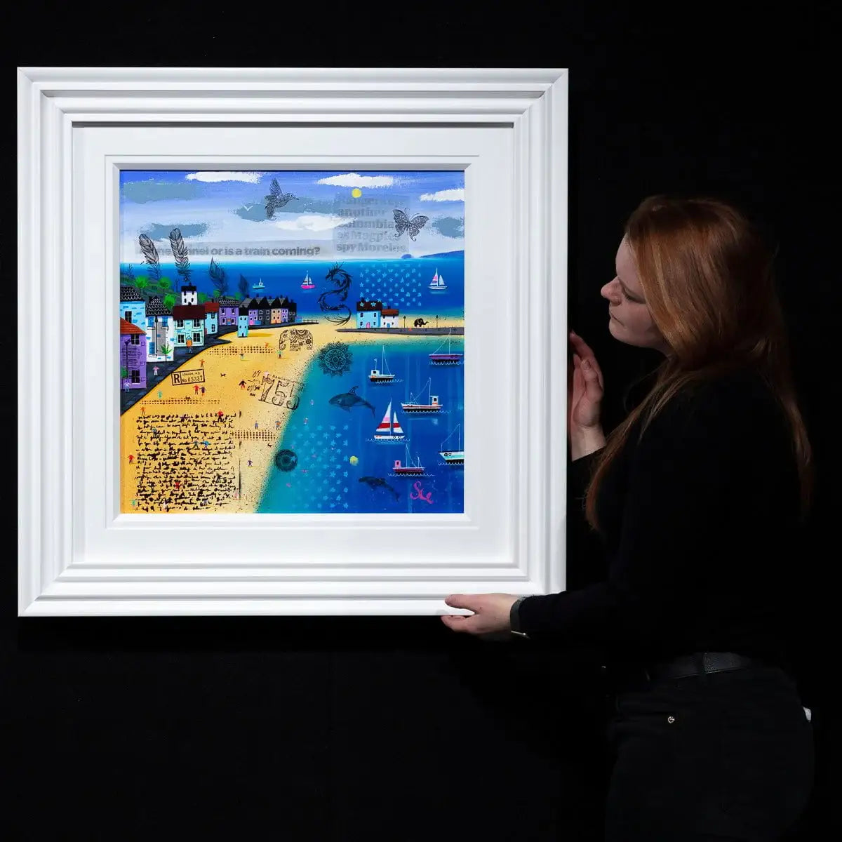 Coastal Beauty - Original - SOLD by artist Sue Elswick - Wyecliffe Galleries