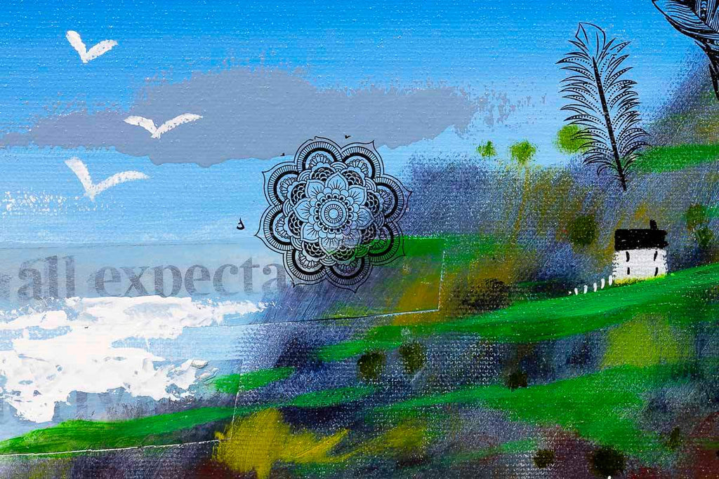 Coastal Daydreaming - Original - SOLD by artist Sue Elswick - Wyecliffe Galleries