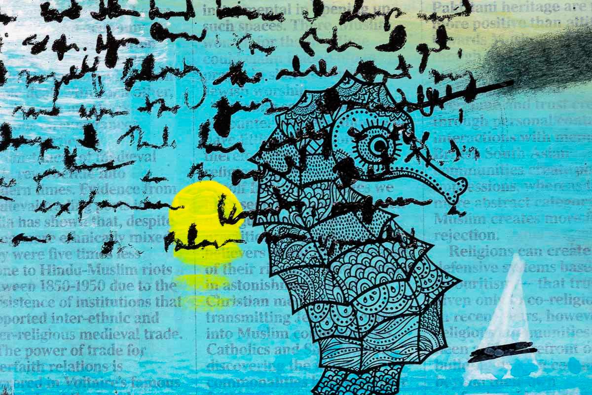 Coastal Daydreaming - Original - SOLD by artist Sue Elswick - Wyecliffe Galleries