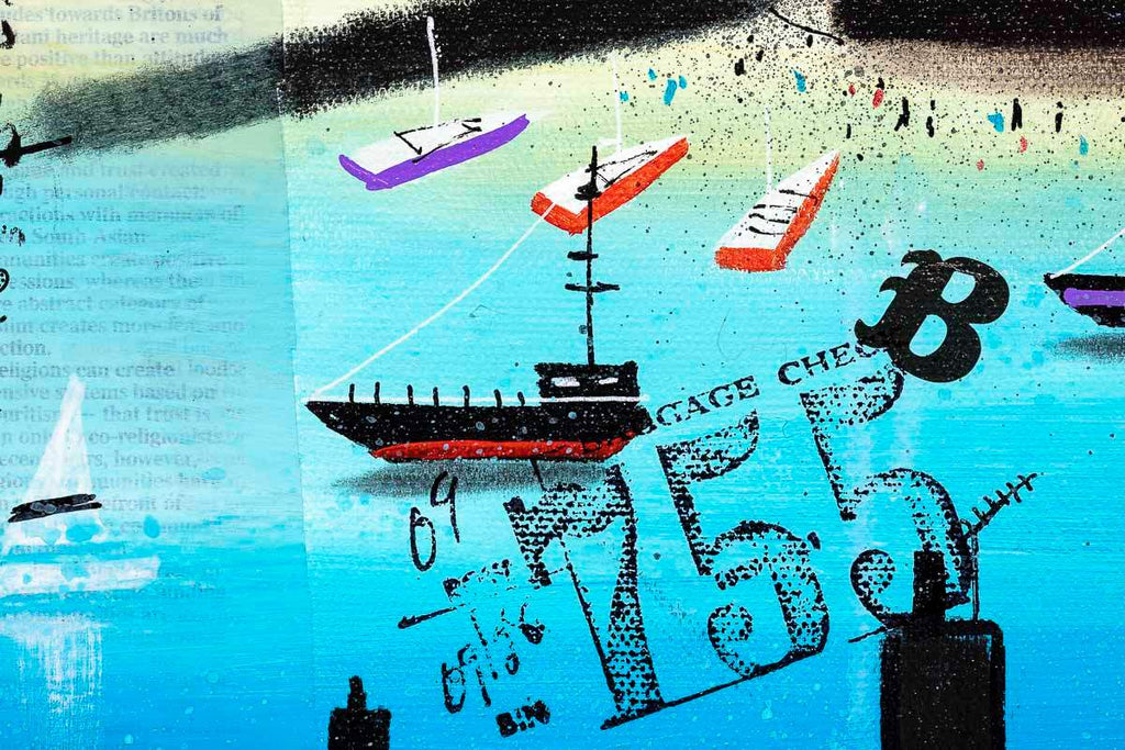 Coastal Daydreaming - Original - SOLD by artist Sue Elswick - Wyecliffe Galleries