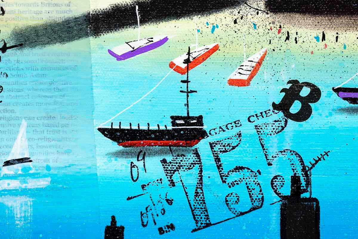 Coastal Daydreaming - Original - SOLD by artist Sue Elswick - Wyecliffe Galleries