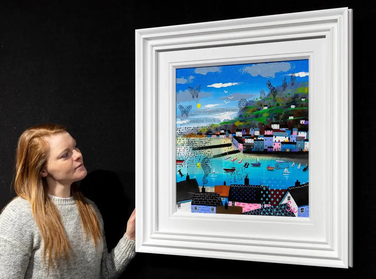 Coastal Daydreaming - Original - SOLD by artist Sue Elswick - Wyecliffe Galleries