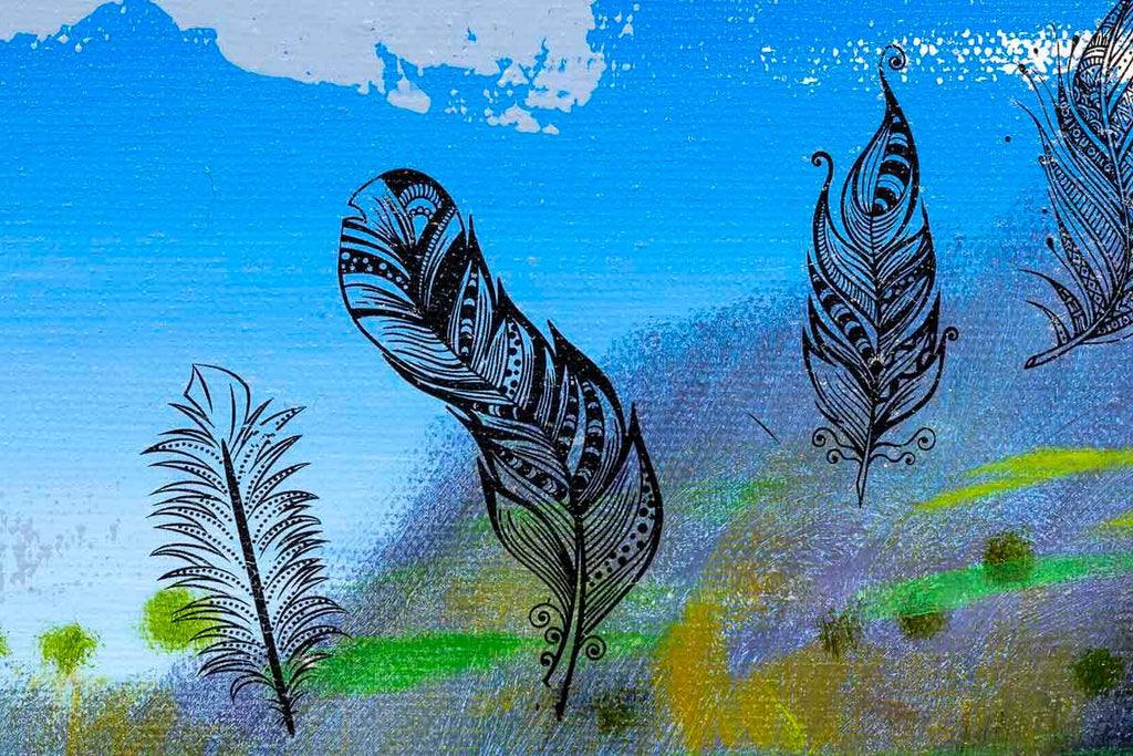 Coastal Daydreaming - Original - SOLD by artist Sue Elswick - Wyecliffe Galleries