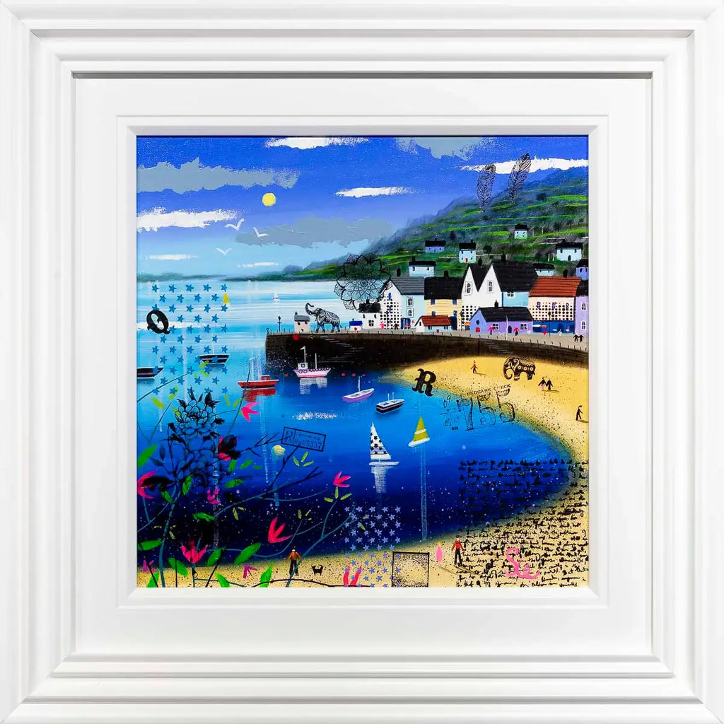 Collage of Memories - Original by artist Sue Elswick - Wyecliffe Galleries