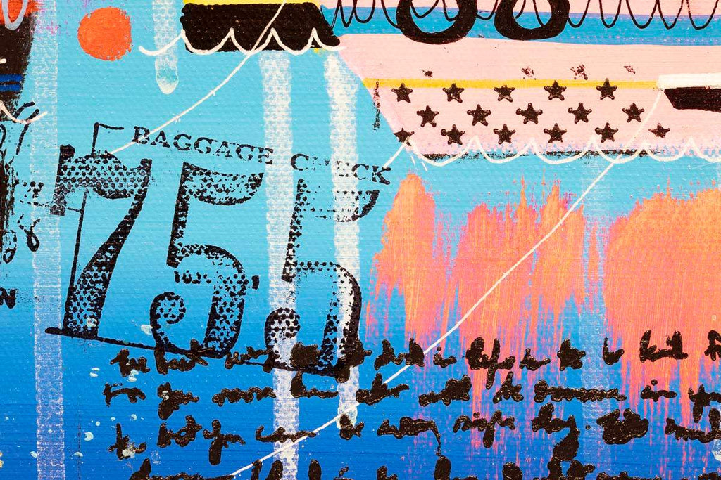 Riverside Fun - Original - SOLD by artist Sue Elswick - Wyecliffe Galleries