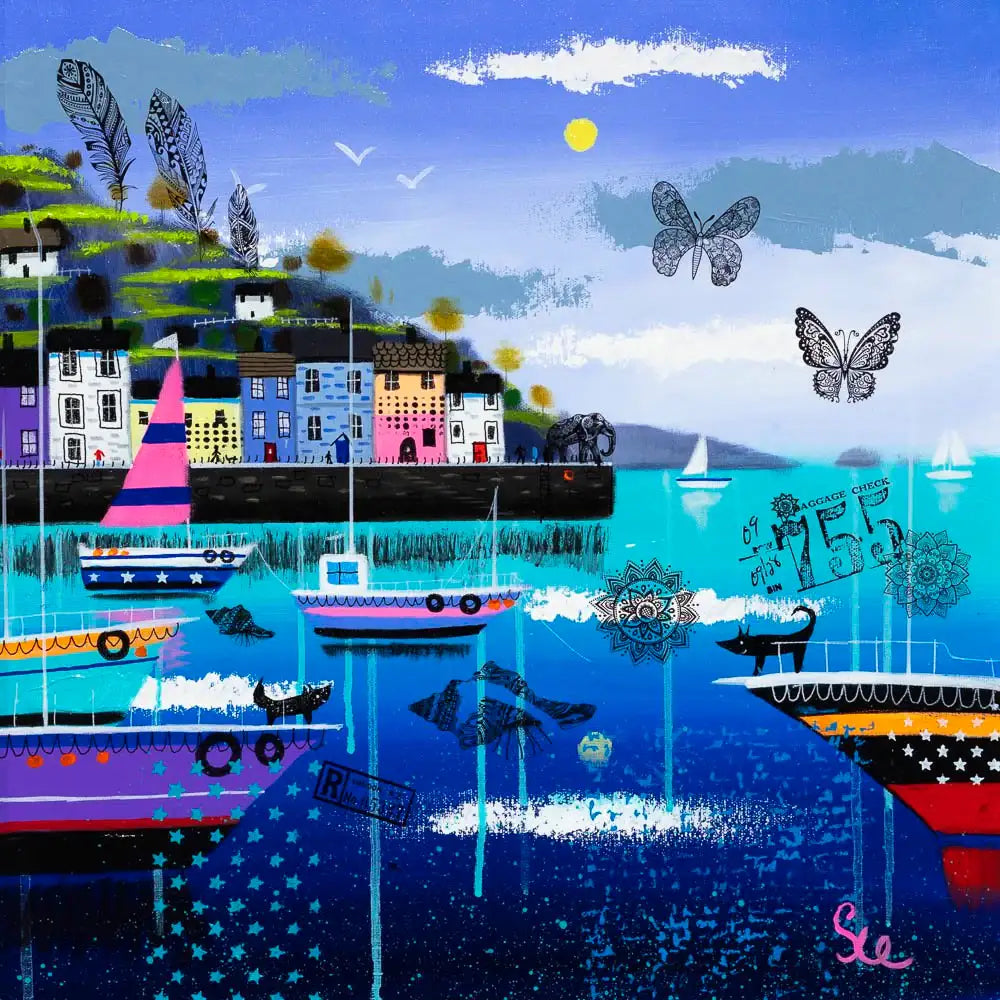 What A Beautiful Day - Original - SOLD by artist Sue Elswick - Wyecliffe Galleries