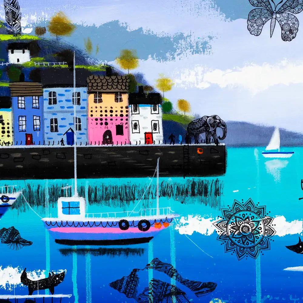 What A Beautiful Day - Original - SOLD by artist Sue Elswick - Wyecliffe Galleries