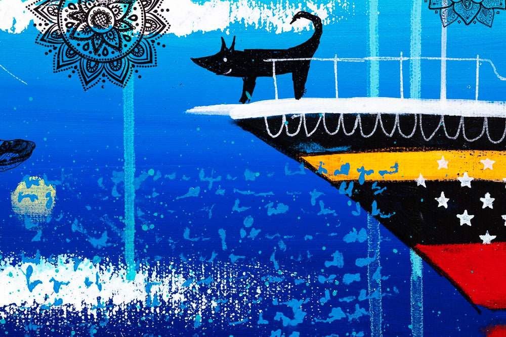 What A Beautiful Day - Original - SOLD by artist Sue Elswick - Wyecliffe Galleries