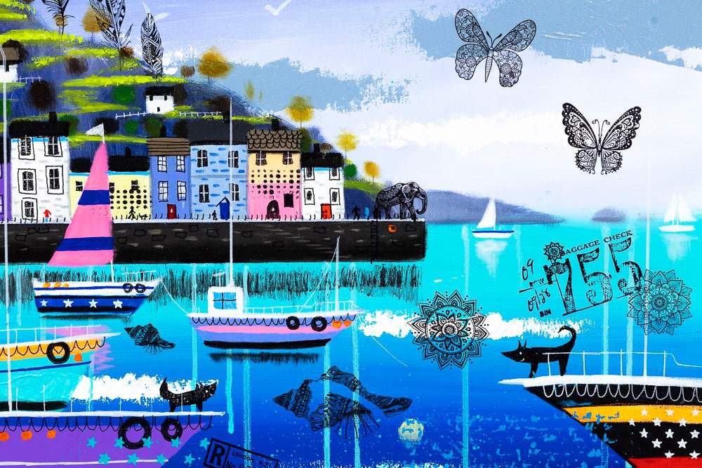 What A Beautiful Day - Original - SOLD by artist Sue Elswick - Wyecliffe Galleries