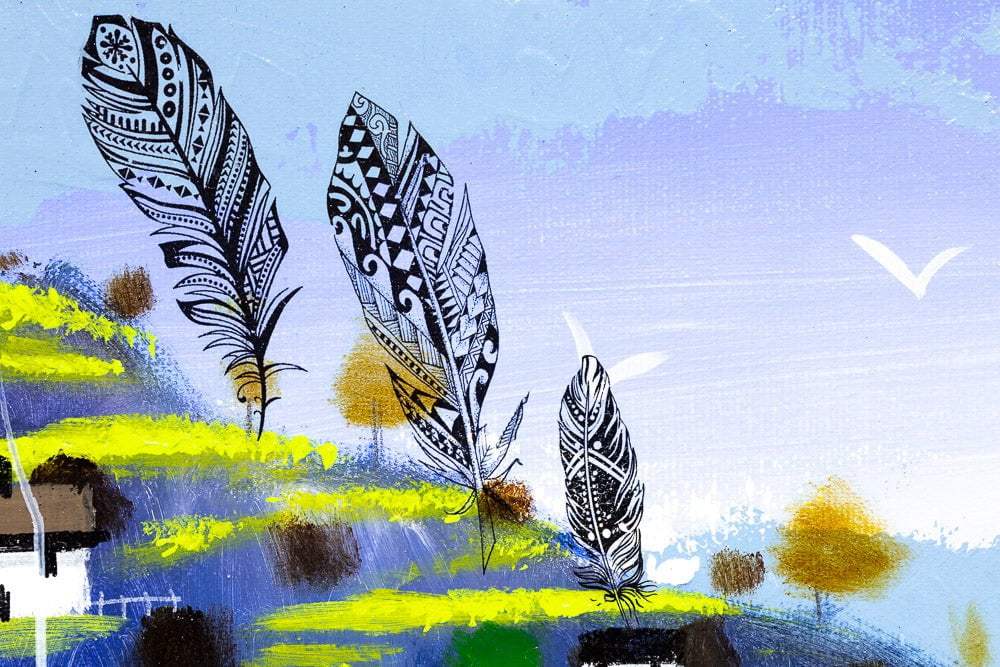 What A Beautiful Day - Original - SOLD by artist Sue Elswick - Wyecliffe Galleries