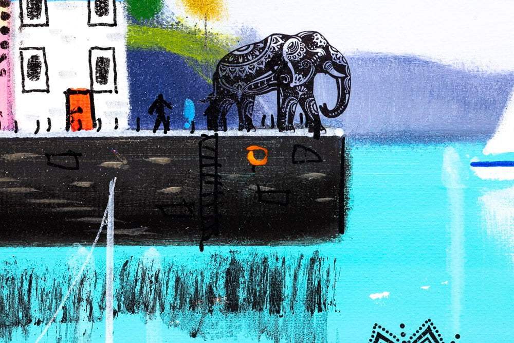 What A Beautiful Day - Original - SOLD by artist Sue Elswick - Wyecliffe Galleries