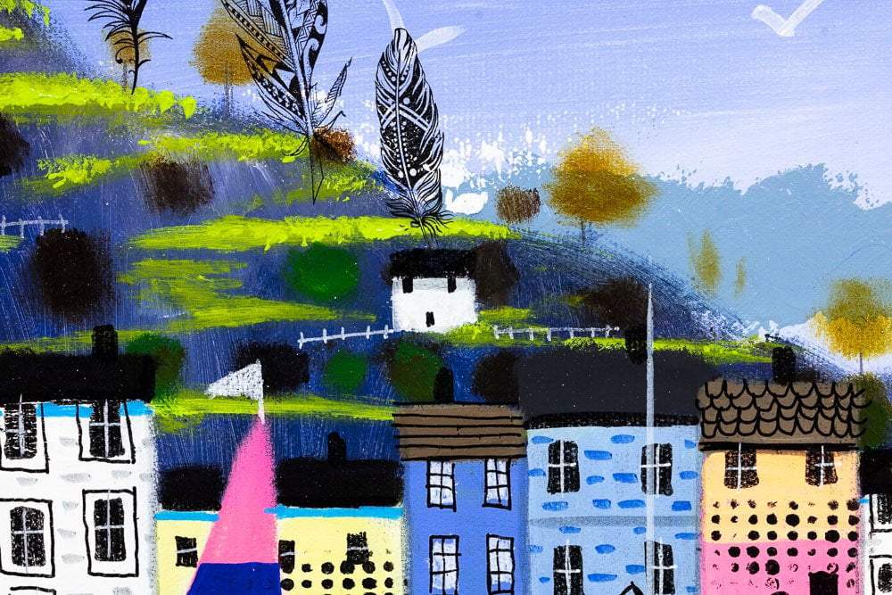 What A Beautiful Day - Original - SOLD by artist Sue Elswick - Wyecliffe Galleries