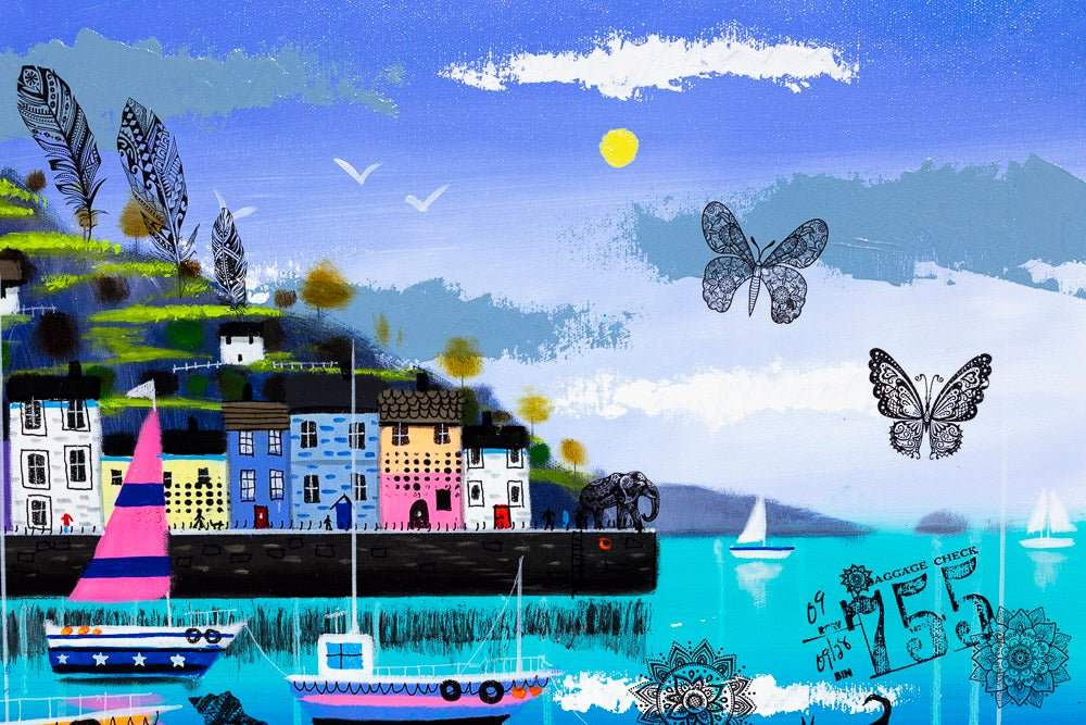 What A Beautiful Day - Original - SOLD by artist Sue Elswick - Wyecliffe Galleries