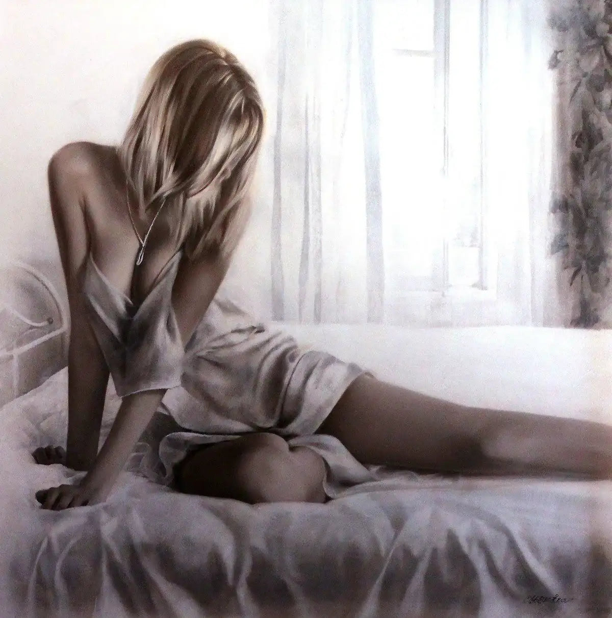 A Gift From You - SOLD by artist Talantbek Chekirov - Wyecliffe Galleries