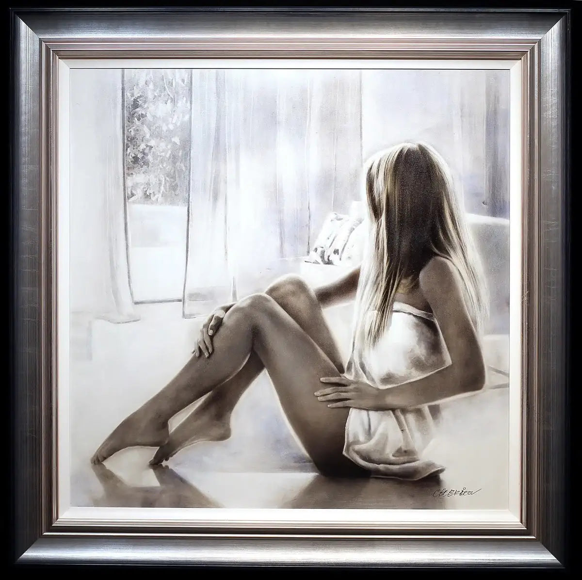 By the Window - SOLD by artist Talantbek Chekirov - Wyecliffe Galleries