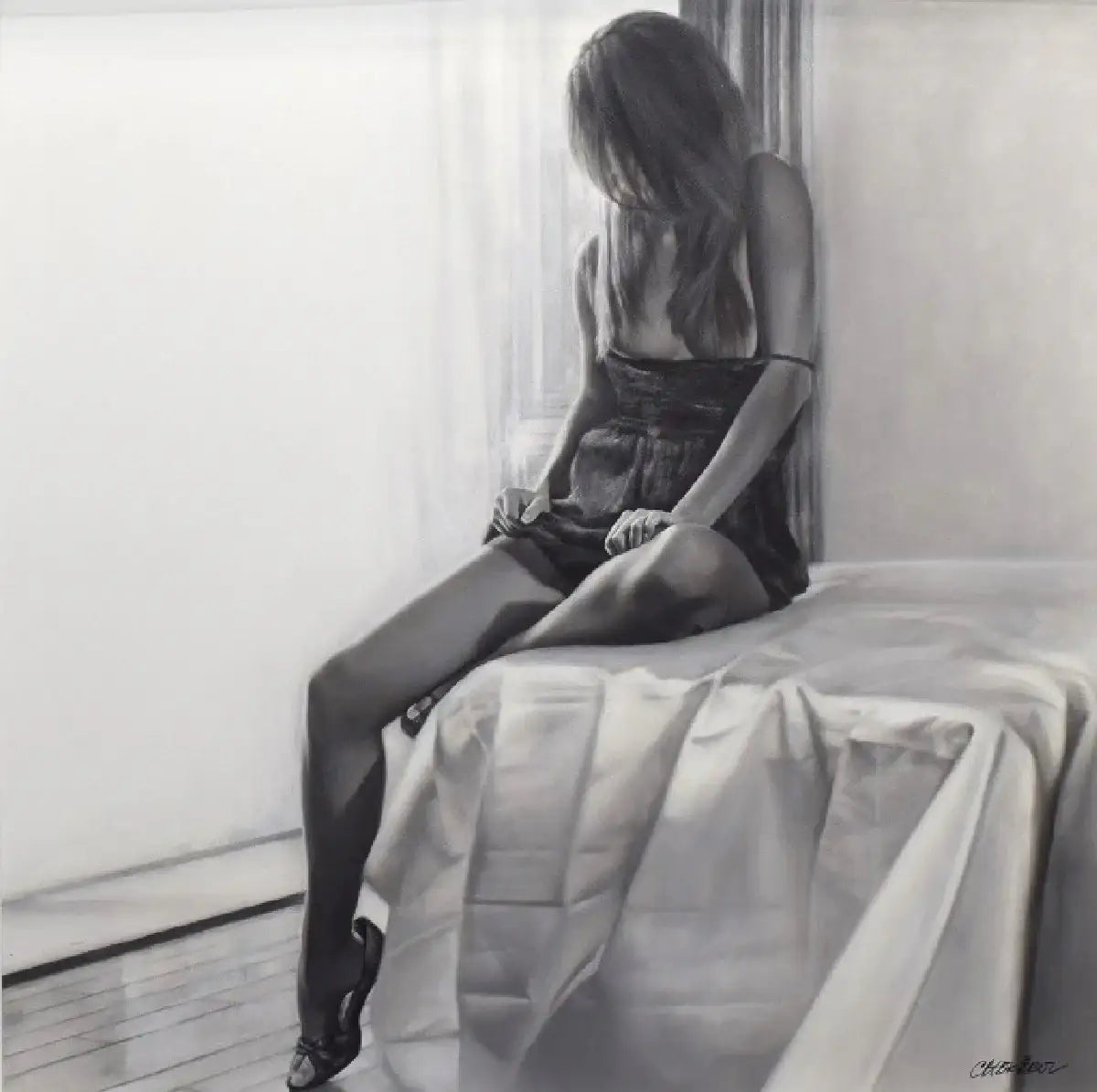 Here For You - SOLD by artist Talantbek Chekirov - Wyecliffe Galleries