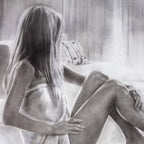 Pondering Thoughts - Original - SOLD by artist Talantbek Chekirov - Wyecliffe Galleries