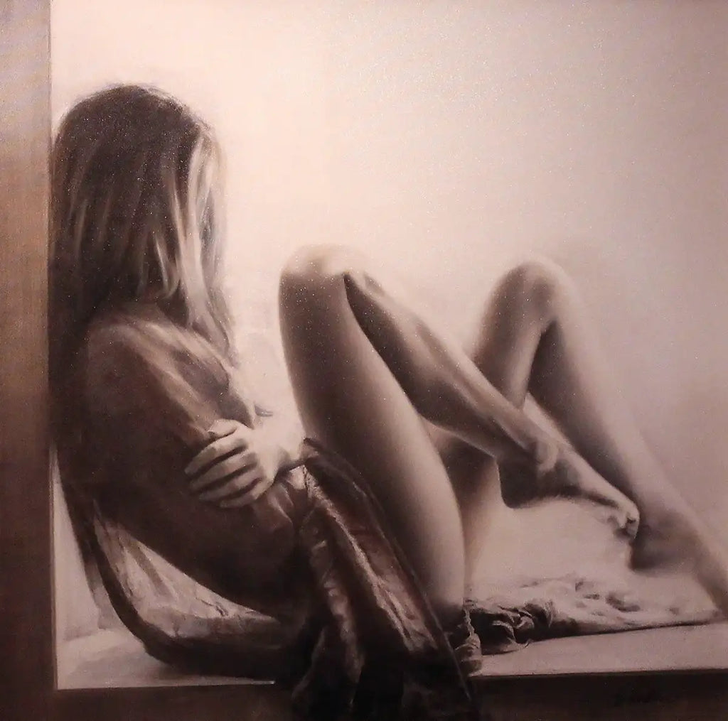 Stay With Me - SOLD by artist Talantbek Chekirov - Wyecliffe Galleries