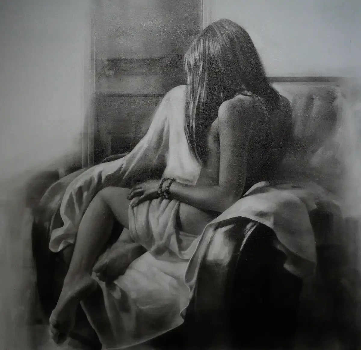 Thinking of You - SOLD by artist Talantbek Chekirov - Wyecliffe Galleries