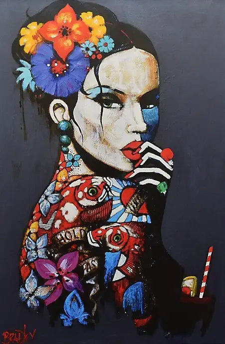 Cocktail Hour by artist Terry Bradley - Wyecliffe Galleries