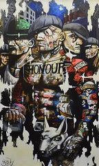 Honour by artist Terry Bradley - Wyecliffe Galleries