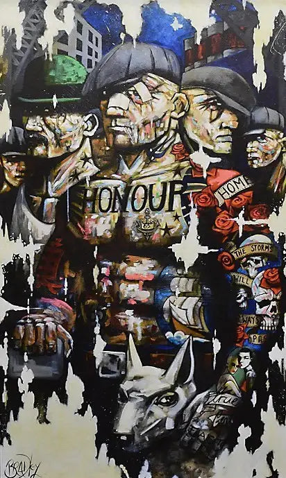 Honour by artist Terry Bradley - Wyecliffe Galleries