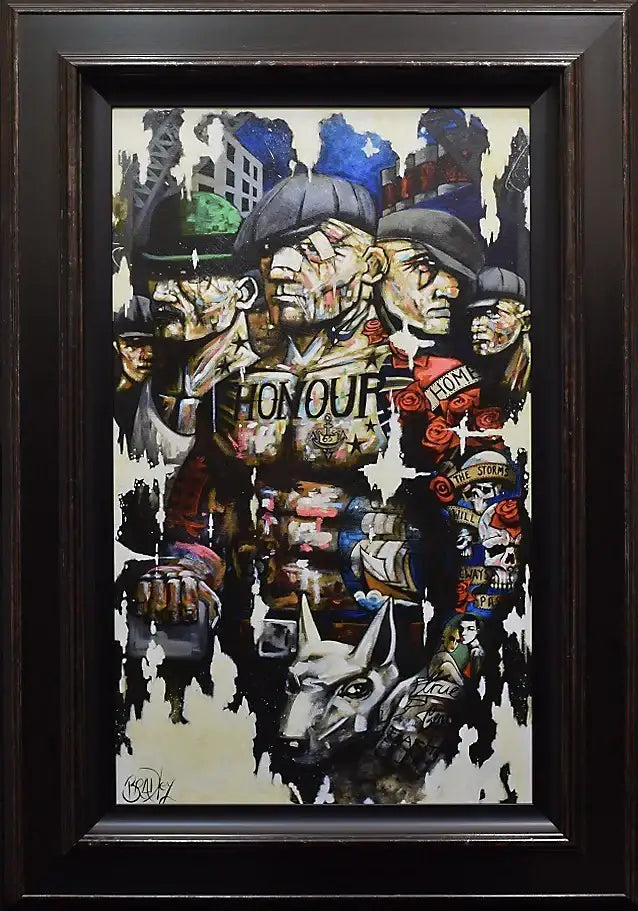 Honour by artist Terry Bradley - Wyecliffe Galleries