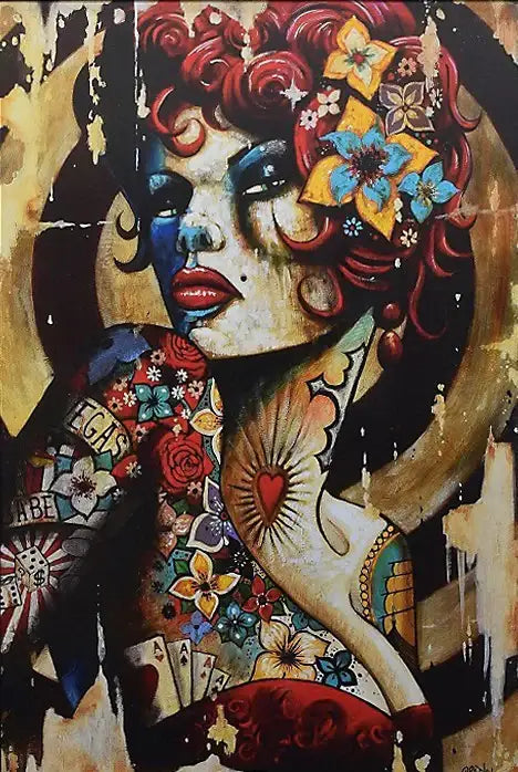 Vegas Babe - SOLD by artist Terry Bradley - Wyecliffe Galleries