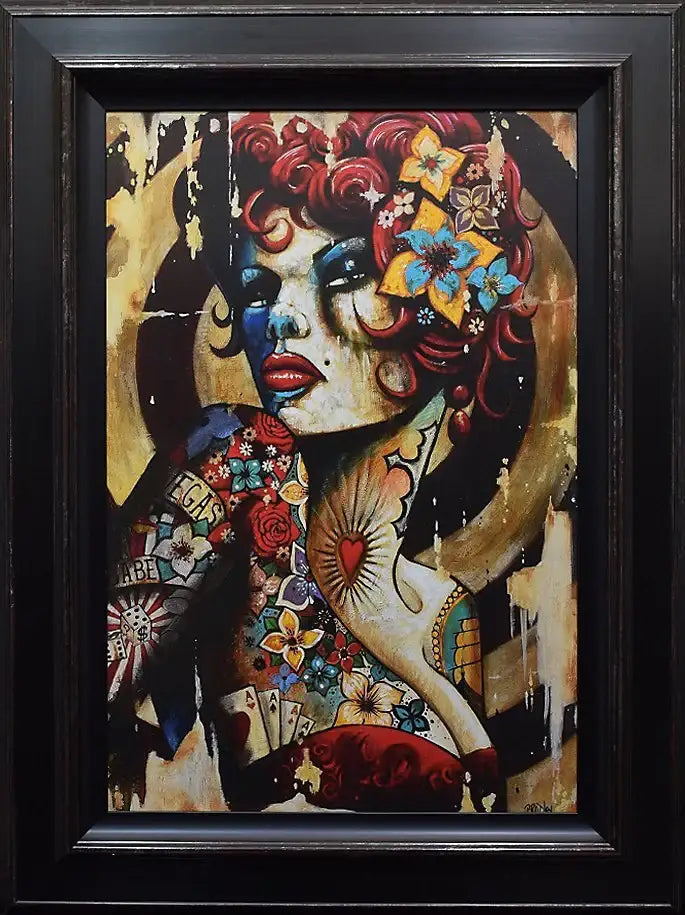 Vegas Babe - SOLD by artist Terry Bradley - Wyecliffe Galleries