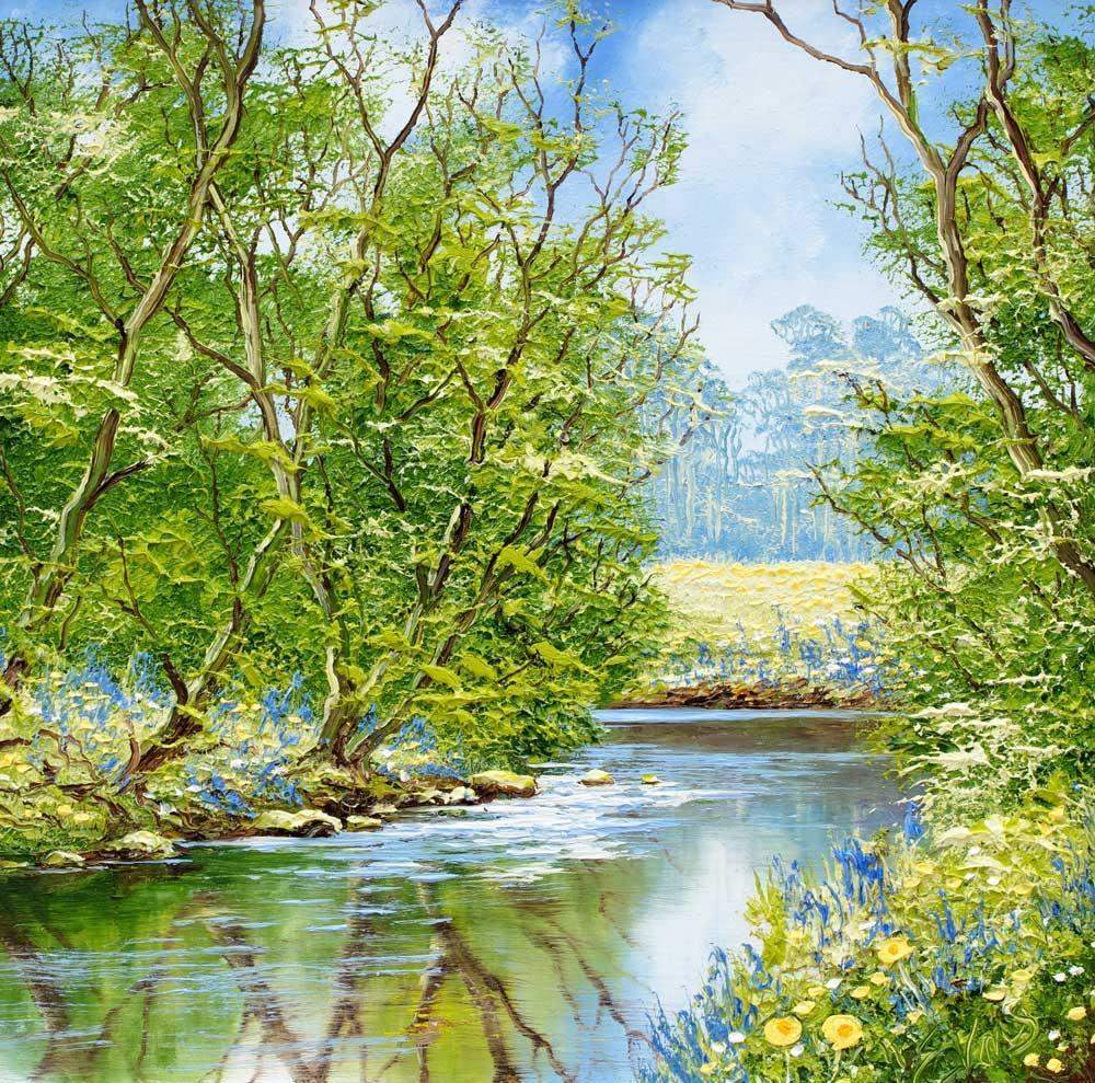 A Day in Spring - Original - SOLD by artist Terry Evans - Wyecliffe Galleries
