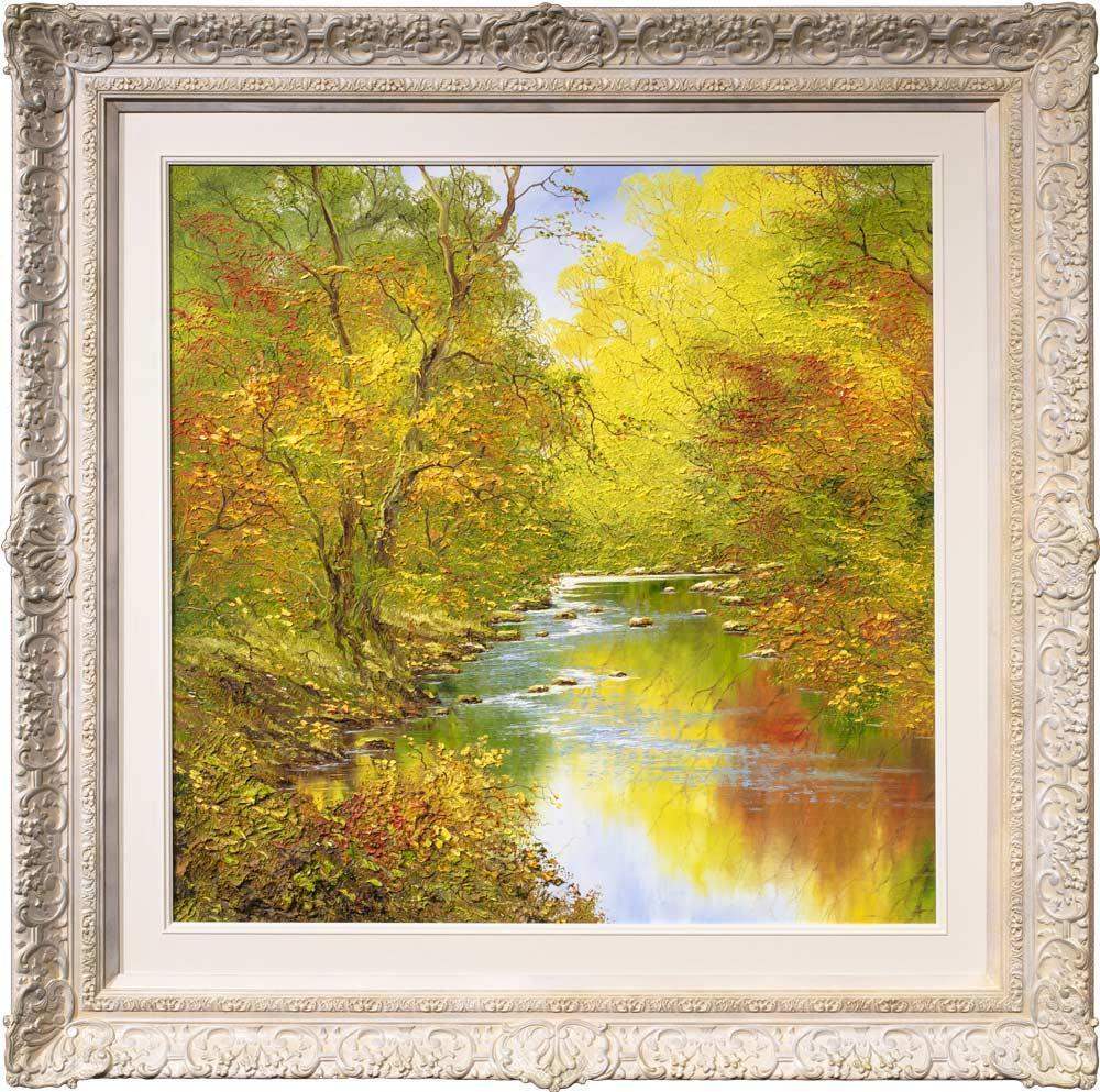 Autumn Reflections I - Original - SOLD by artist Terry Evans - Wyecliffe Galleries