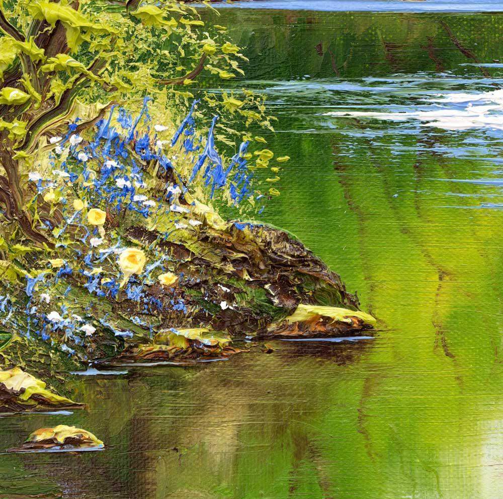 Forest Brook - Original - SOLD by artist Terry Evans - Wyecliffe Galleries