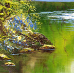 Forest Brook - Original - SOLD by artist Terry Evans - Wyecliffe Galleries