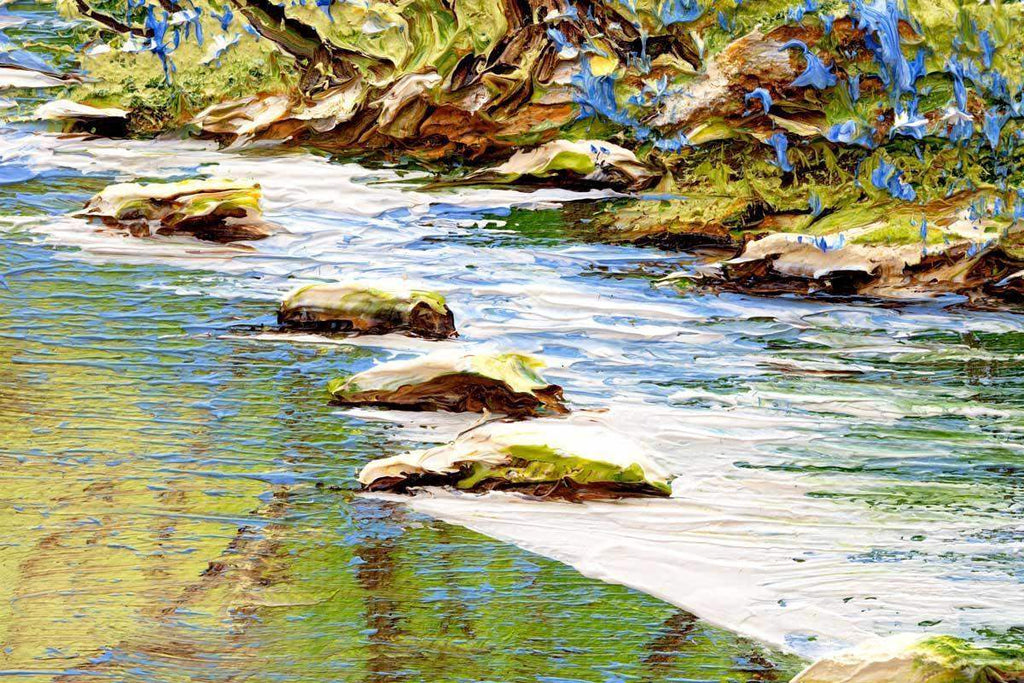 Forest Brook - Original - SOLD by artist Terry Evans - Wyecliffe Galleries