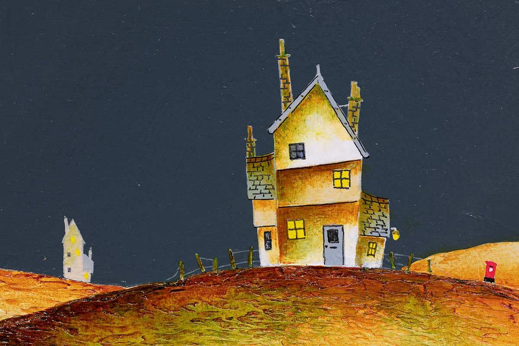 A Full Moon on the Horizon - Original - SOLD by artist Tom Shore - Wyecliffe Galleries